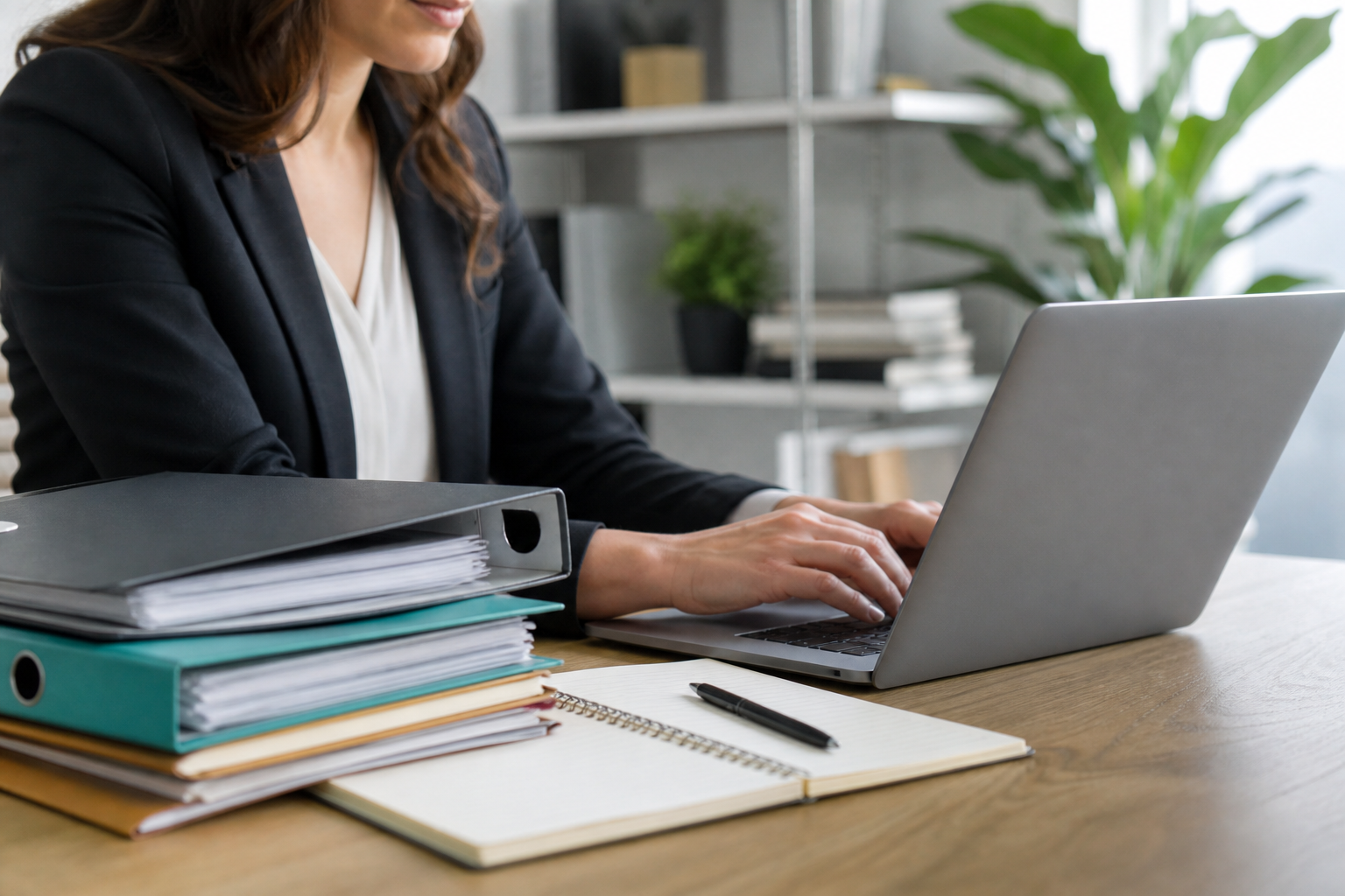 Professionista al lavoro in un ufficio
